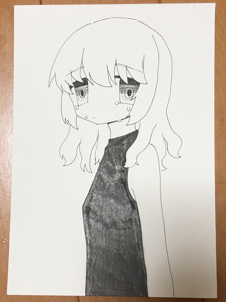 ペン画　匿名配送