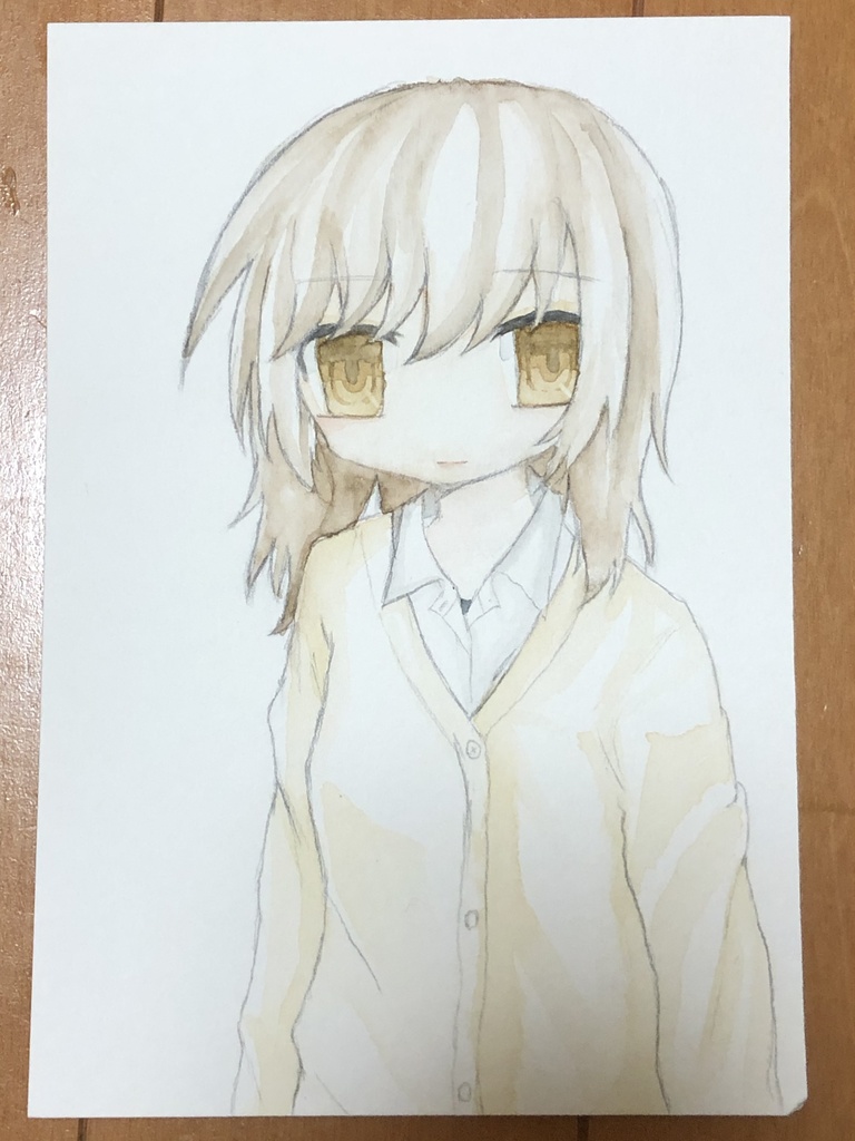水彩画　匿名配送
