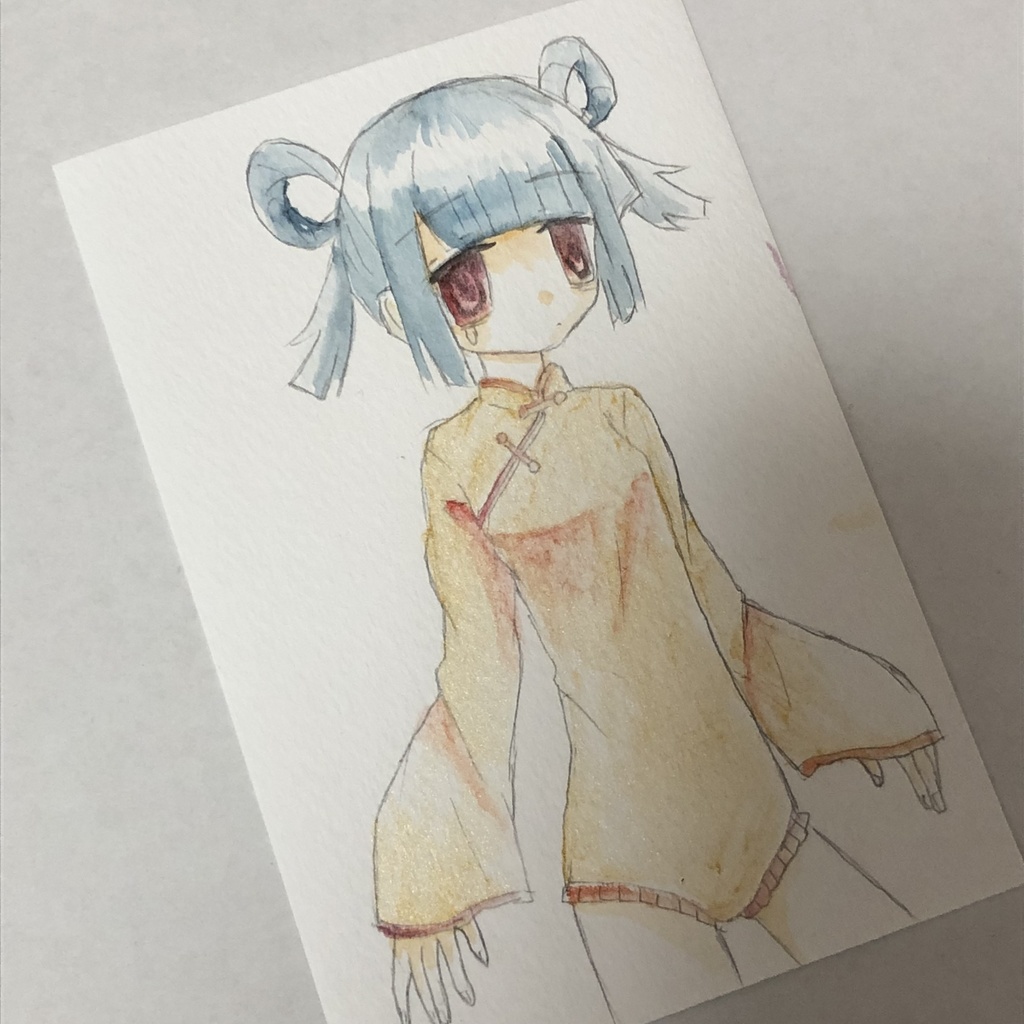 水彩画 匿名発送
