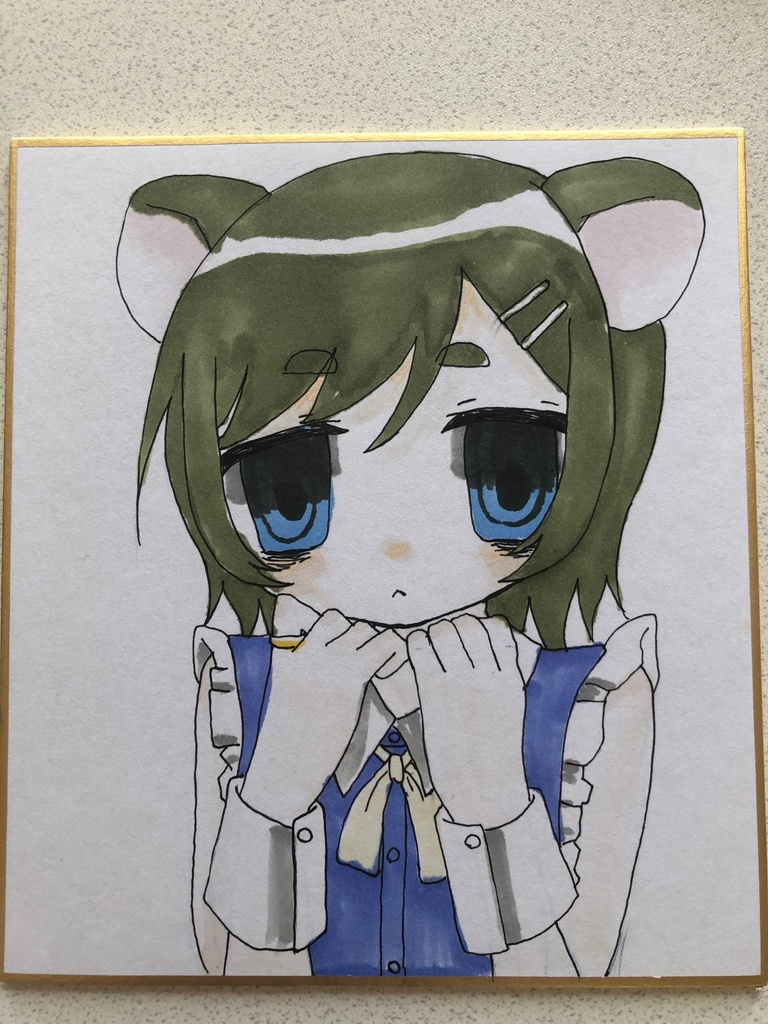 ミニ色紙原画 匿名発送