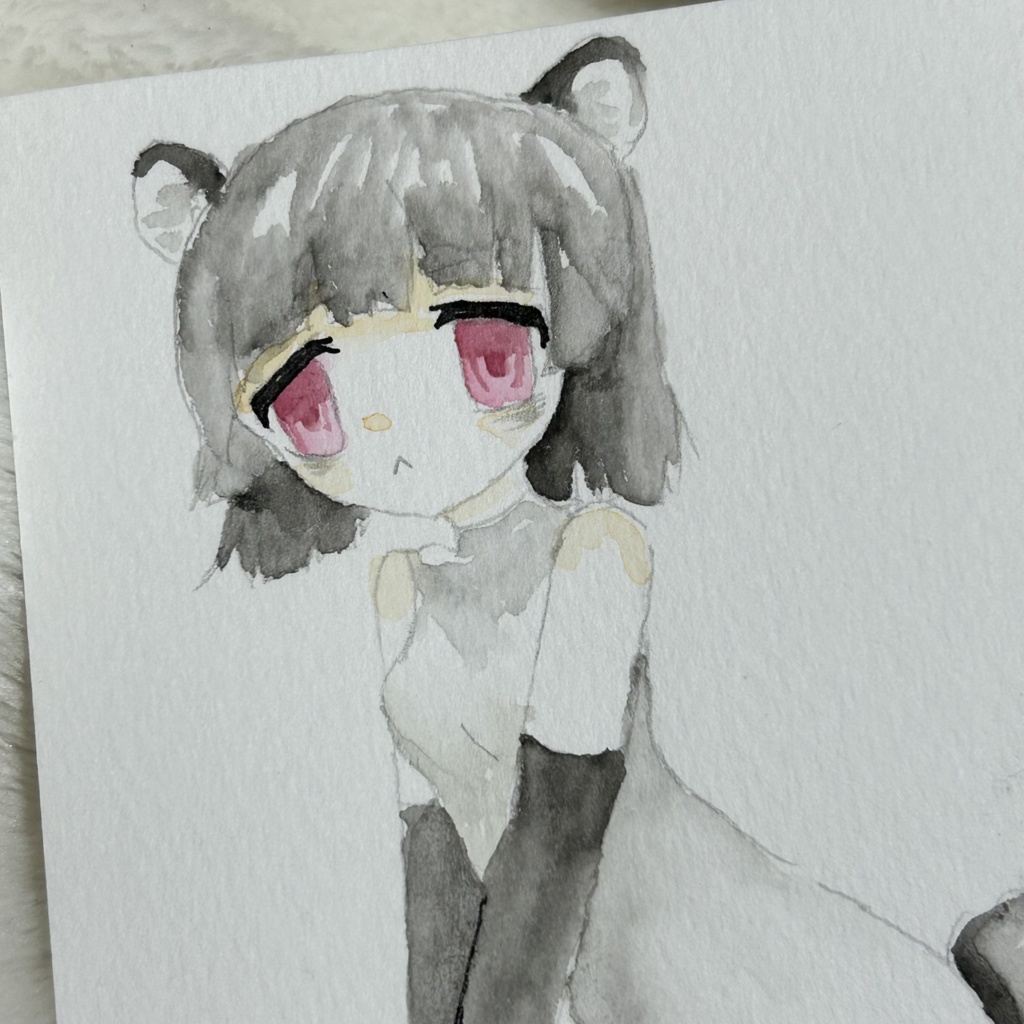 水彩画 匿名発送