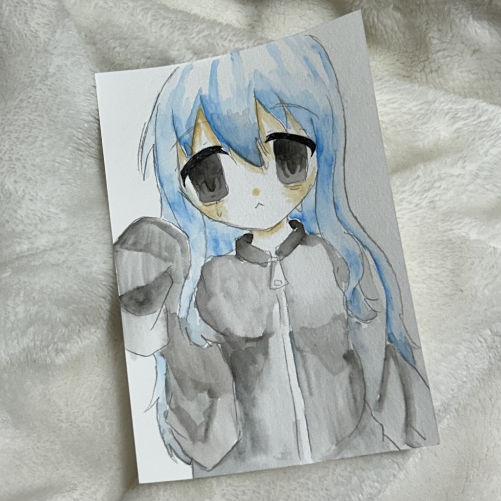水彩画　匿名発送