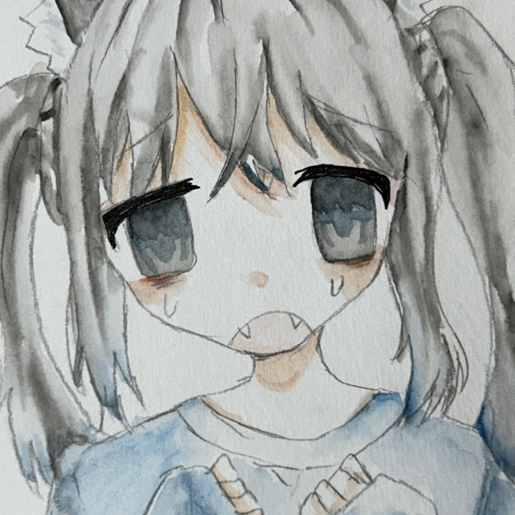 水彩画 匿名発送