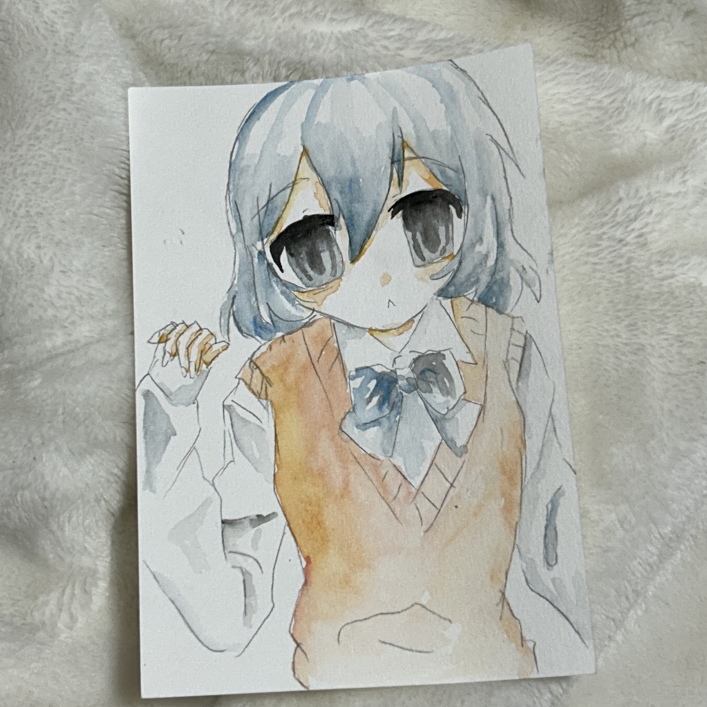 水彩画　匿名発送