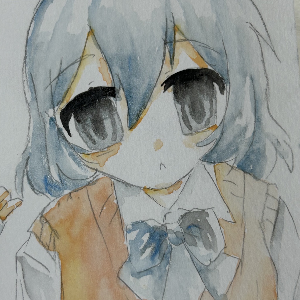 水彩画 匿名発送