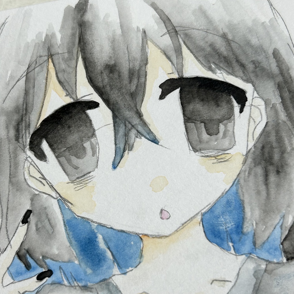 水彩画 匿名発送