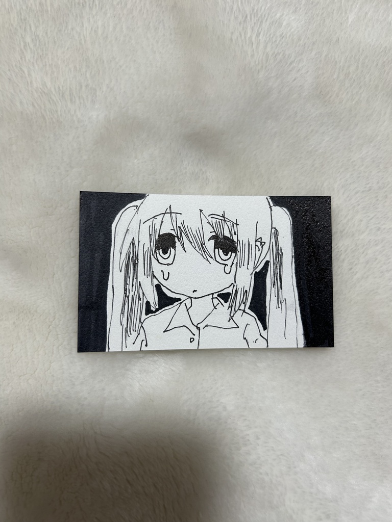 匿名 名刺サイズ原画