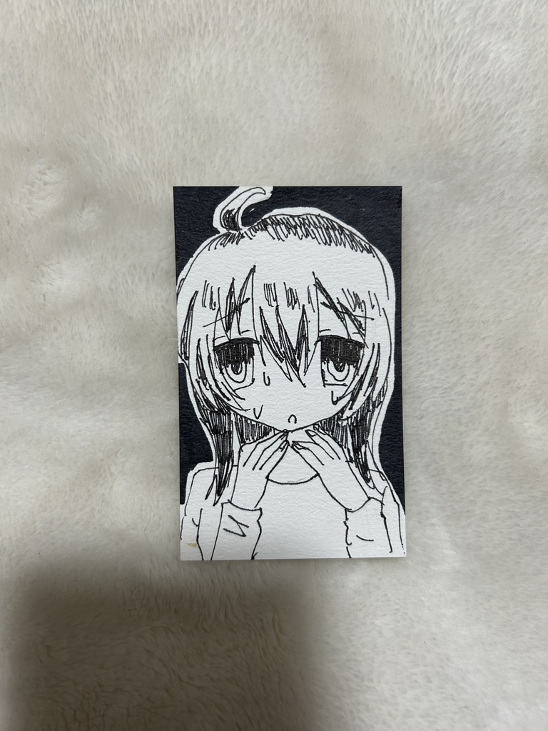 匿名 名刺サイズ原画
