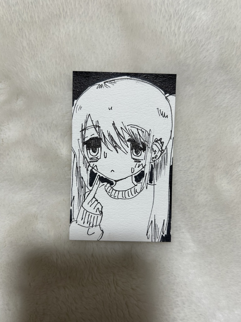 匿名 名刺サイズ原画