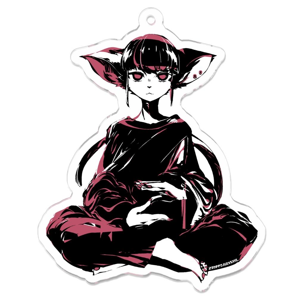 ゼンキャットアクリルキーホルダー