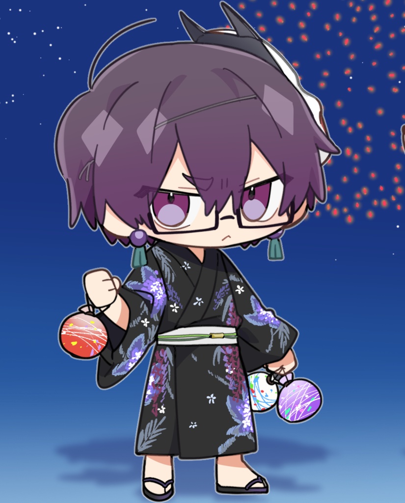 夏祭りver.鬼丸アクキー