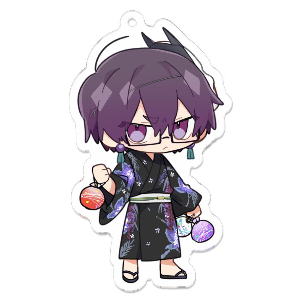 夏祭りver.鬼丸アクキー