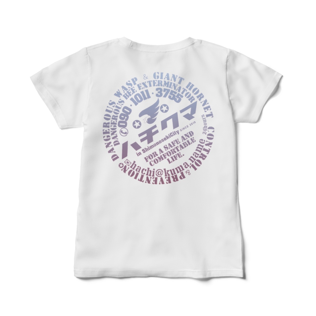 ハチクマ下関公式Tシャツカジュアル