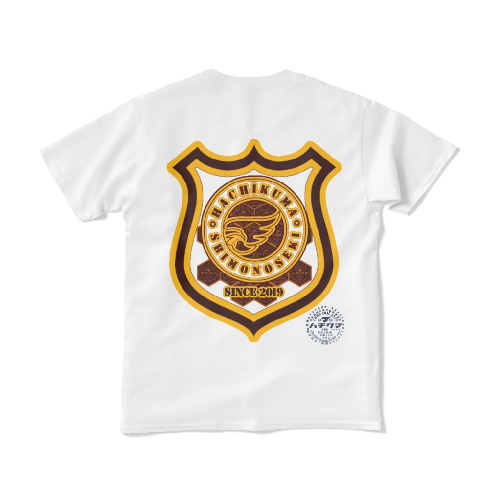ハチクマ下関公式ロゴマークTシャツ