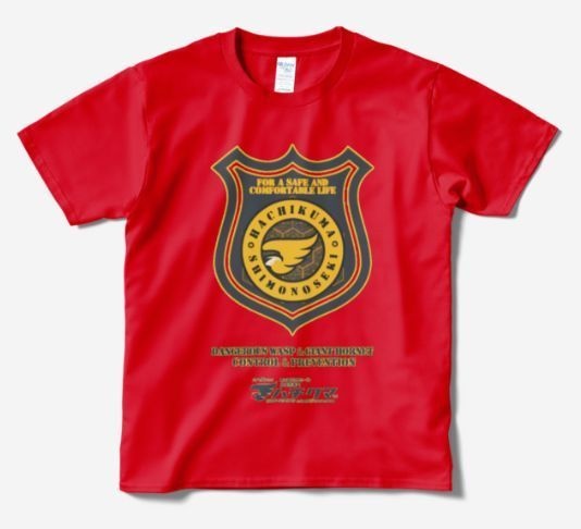 ハチクマ下関公式ロゴマークTシャツH