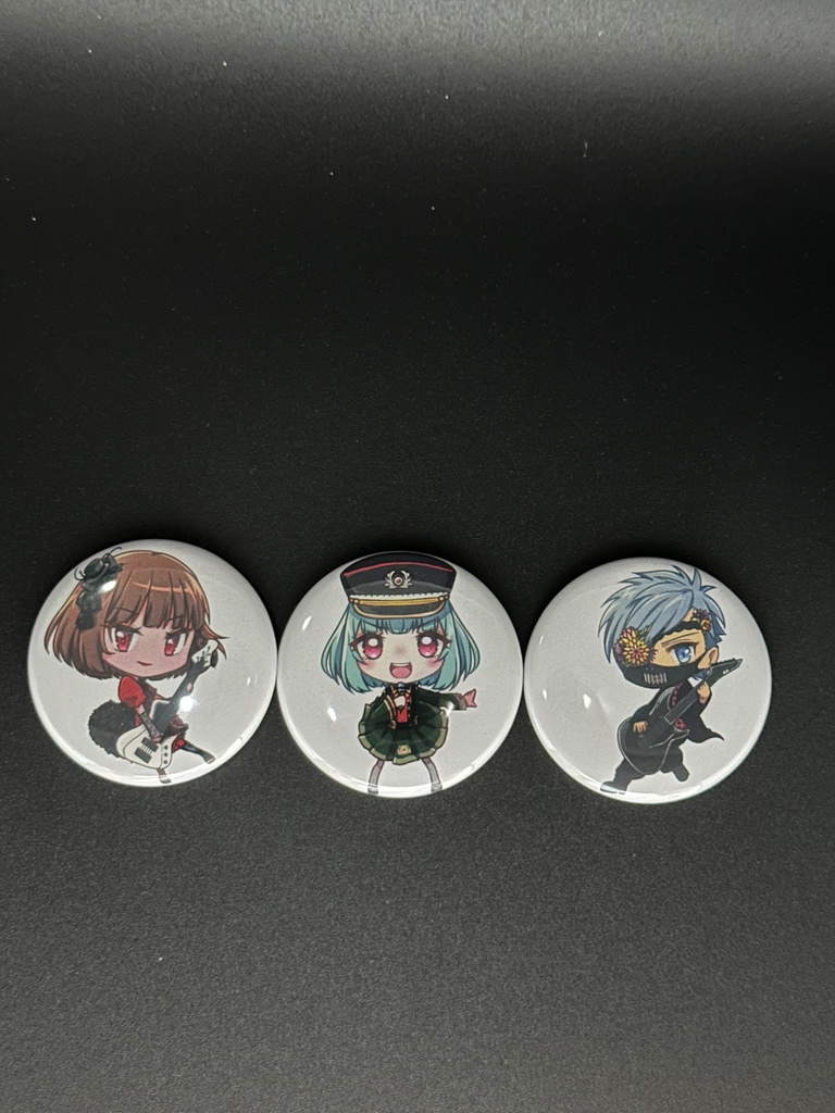 ちびキャラ缶バッジ3個セット