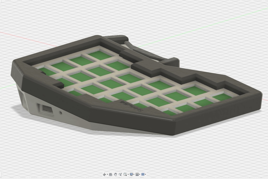 自作キーボード Sphinx54