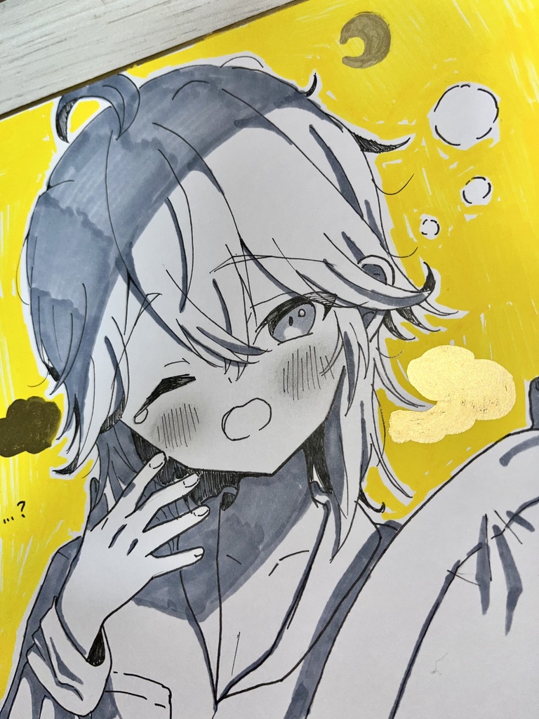 鏡音レン 色紙 おねむバージョン