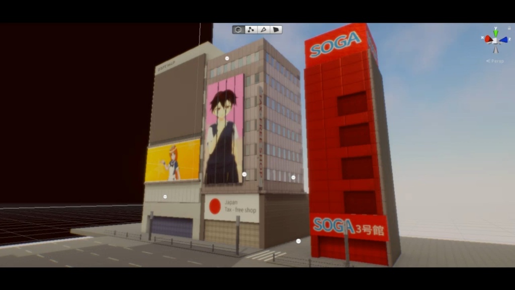 【無料Free】秋葉原3D ユニティPrefabs v2