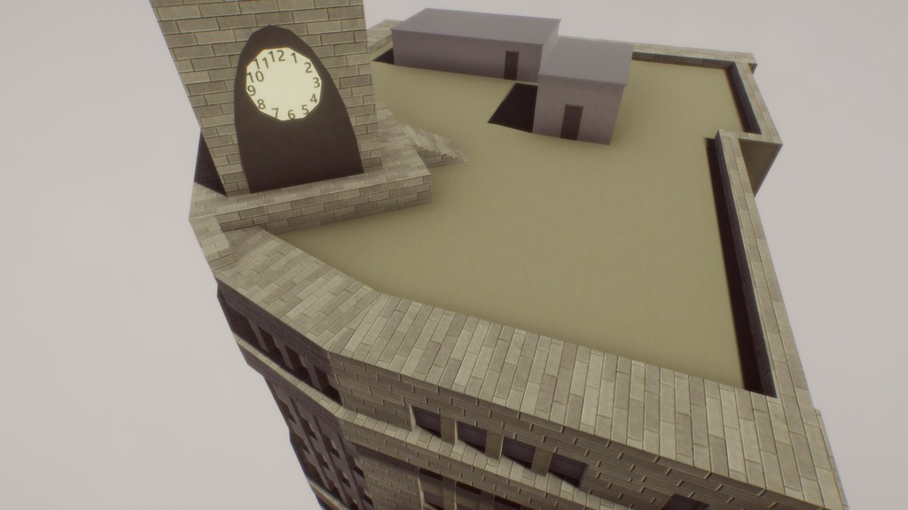 【無料Free】銀座ビル01デパートユニティ用3Dモデル