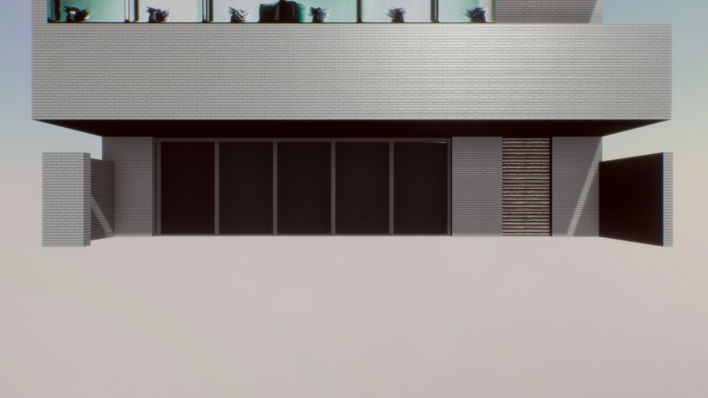 【無料Free】日本のビルセット01ユニティ用3Dモデル