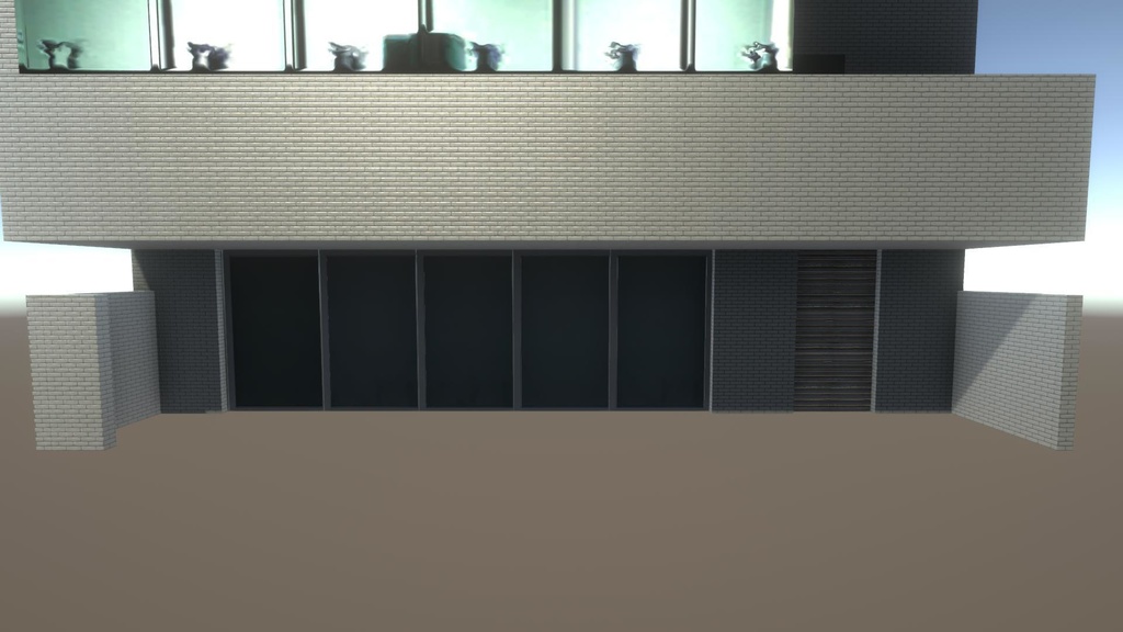 【無料Free】日本のビルセット01ユニティ用3Dモデル v2