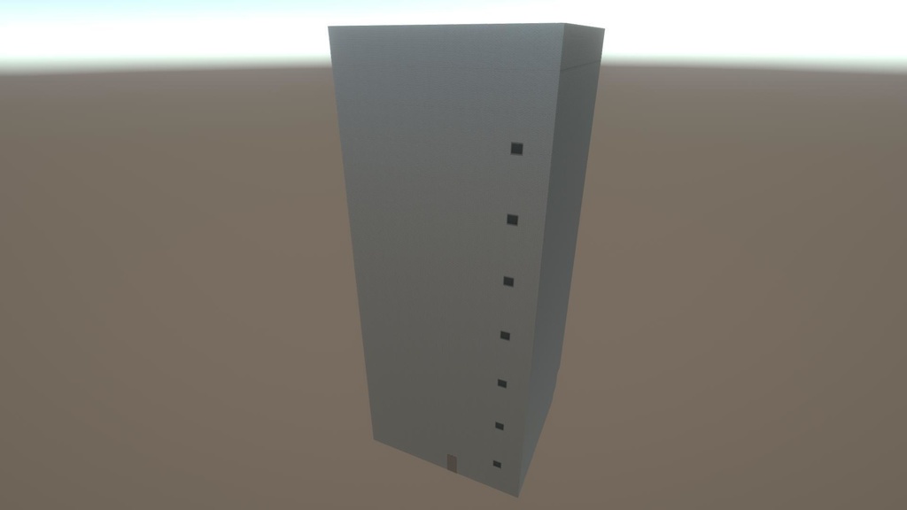 【無料Free】日本のビルセット01ユニティ用3Dモデル v2