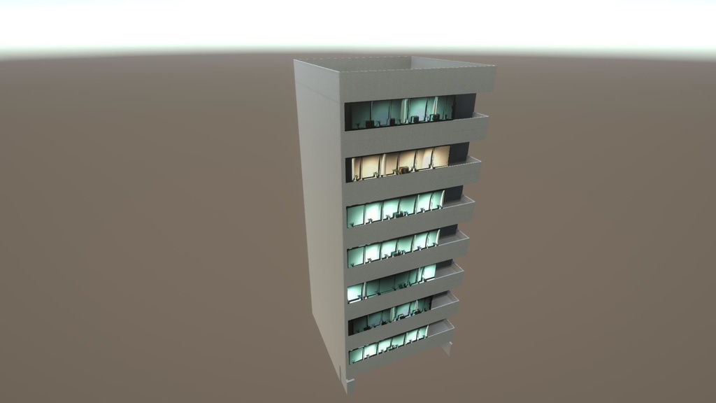 【無料Free】日本のビルセット01ユニティ用3Dモデル v2