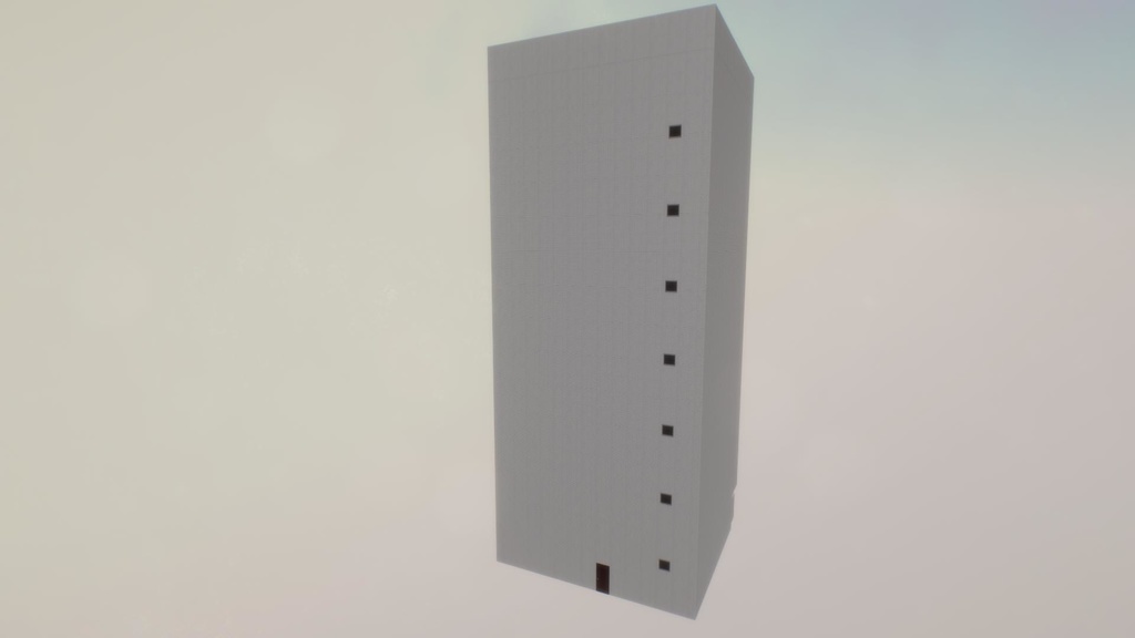 【無料Free】日本のビルセット01ユニティ用3Dモデル