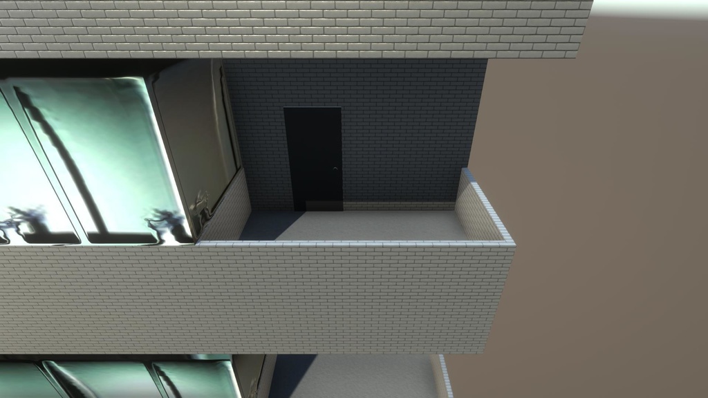 【無料Free】日本のビルセット01ユニティ用3Dモデル v2