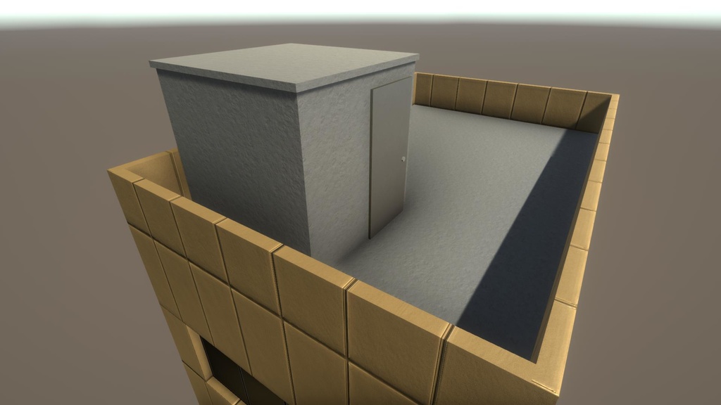 【無料Free】日本のビルセット02ユニティ用3Dモデル v2