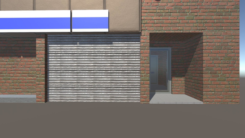 【無料Free】日本のビルセット04ユニティ用3Dモデル