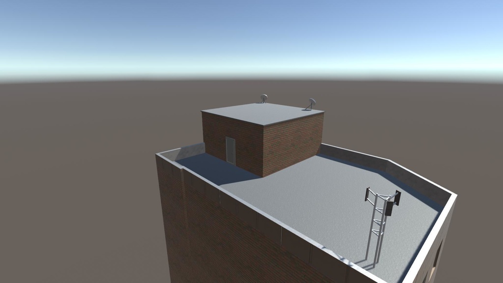 【無料Free】日本のビルセット04ユニティ用3Dモデル