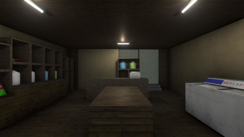 【無料Free】日本のビルセット06:商店 ユニティ用3Dモデル