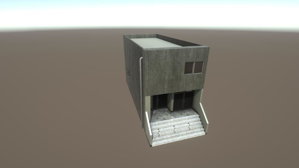 【無料Free】日本のビルセット10：ユニティ用3Dモデル