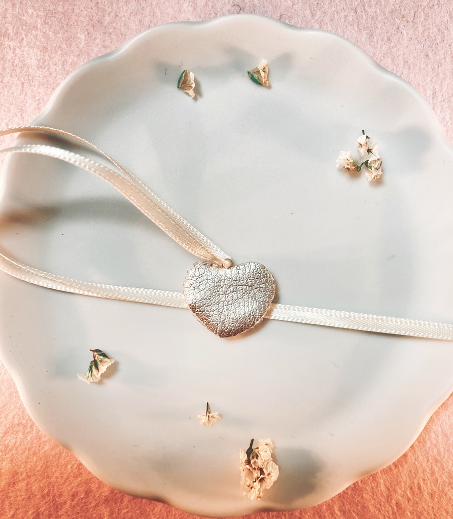 ぬい用ハートネックレス クリスタル