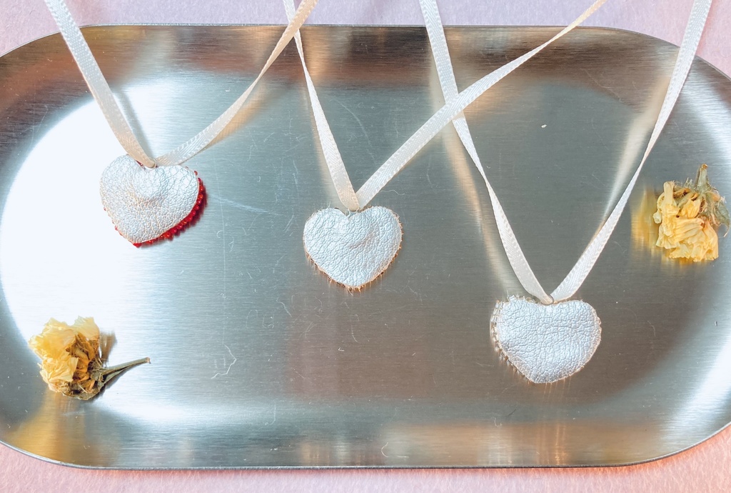 ぬい用ハートネックレス red