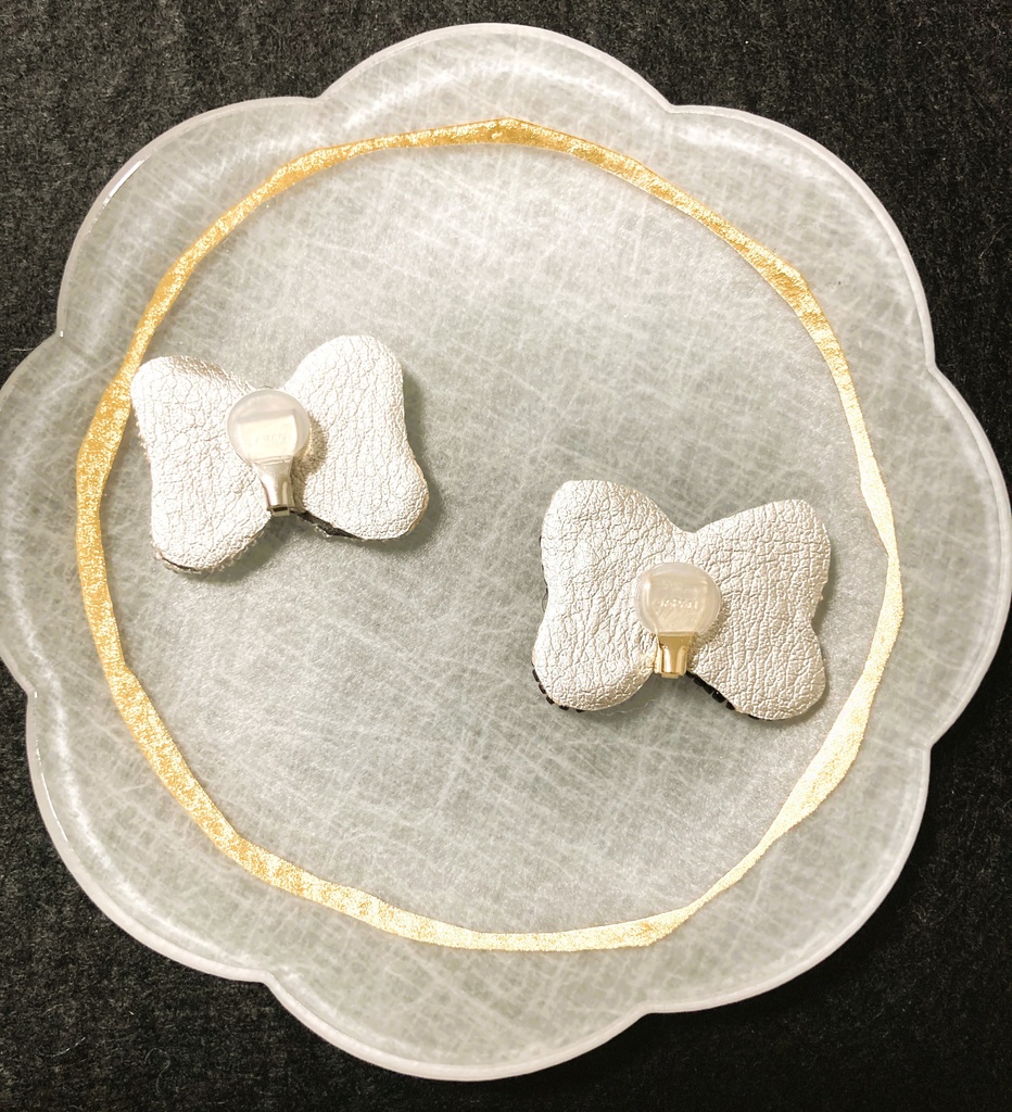 リボン クリップタイプ red