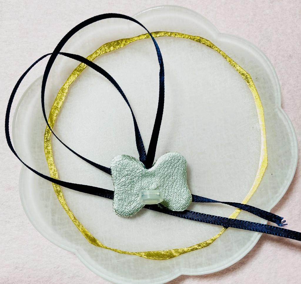 リボン クリップ/ネックレス併用タイプ