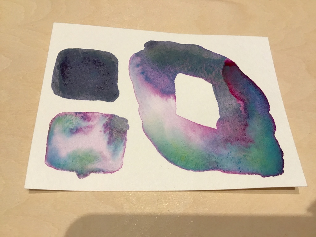 ハンドメイド絵の具 【A】Rainbow Greyシリーズ&【B】「夢の中の夢」