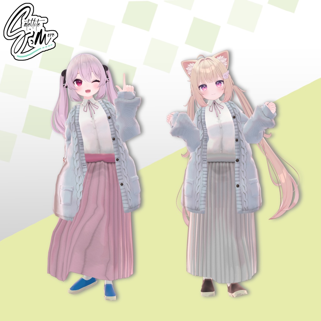 【21アバター対応】リテラリーカーディガンliterary cardigan