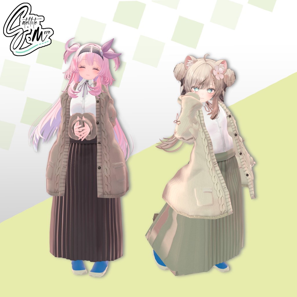 【21アバター対応】リテラリーカーディガンliterary cardigan