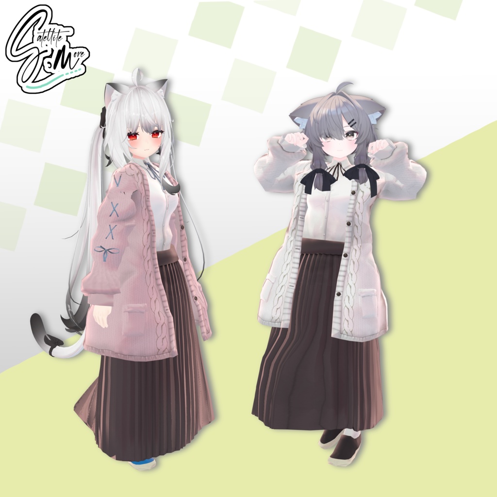 【21アバター対応】リテラリーカーディガンliterary cardigan