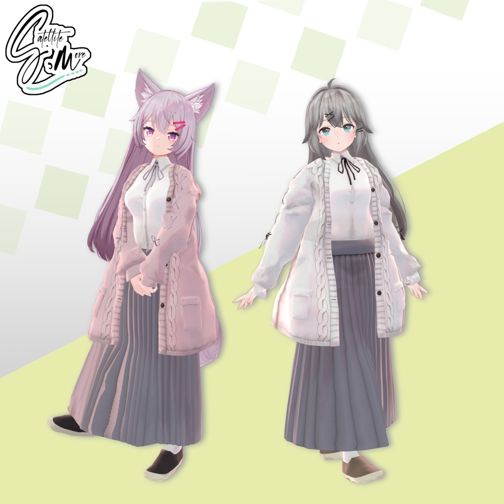 【21アバター対応】リテラリーカーディガンliterary cardigan