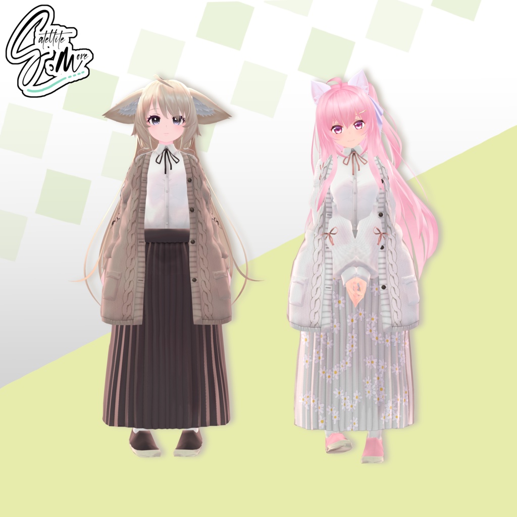 【21アバター対応】リテラリーカーディガンliterary cardigan