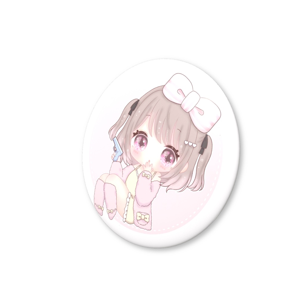 【夢羽あみ】パジャマ缶バッジ