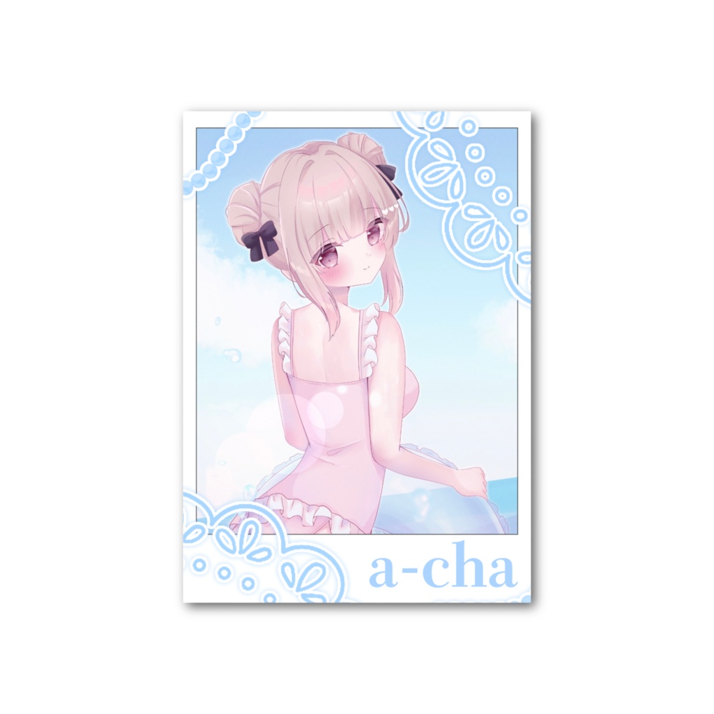 【夢羽あみ】水着フォト風カード