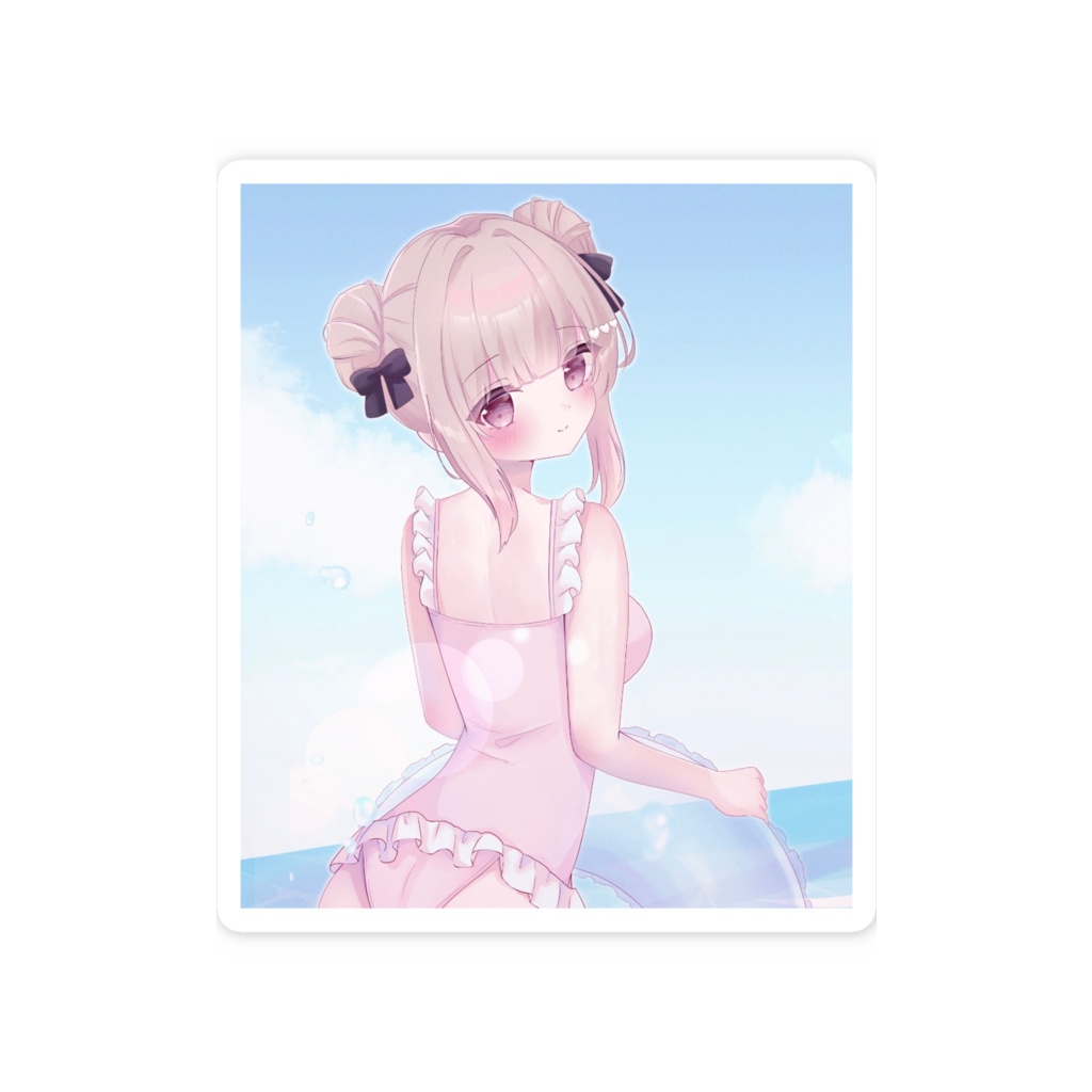 【夢羽あみ】水着ステッカー