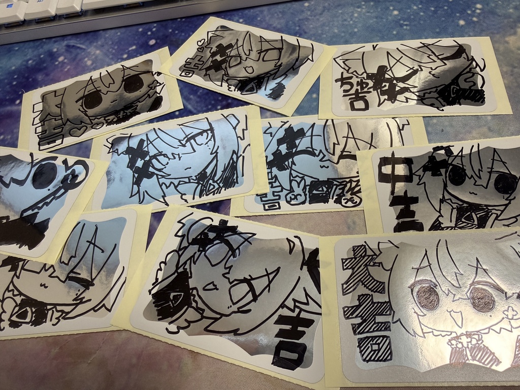 おみくじ原画ステッカー