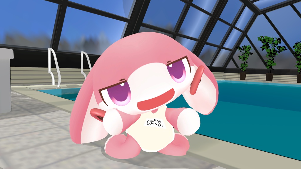 ぽっぷちゃん専用衣装 スクール水着